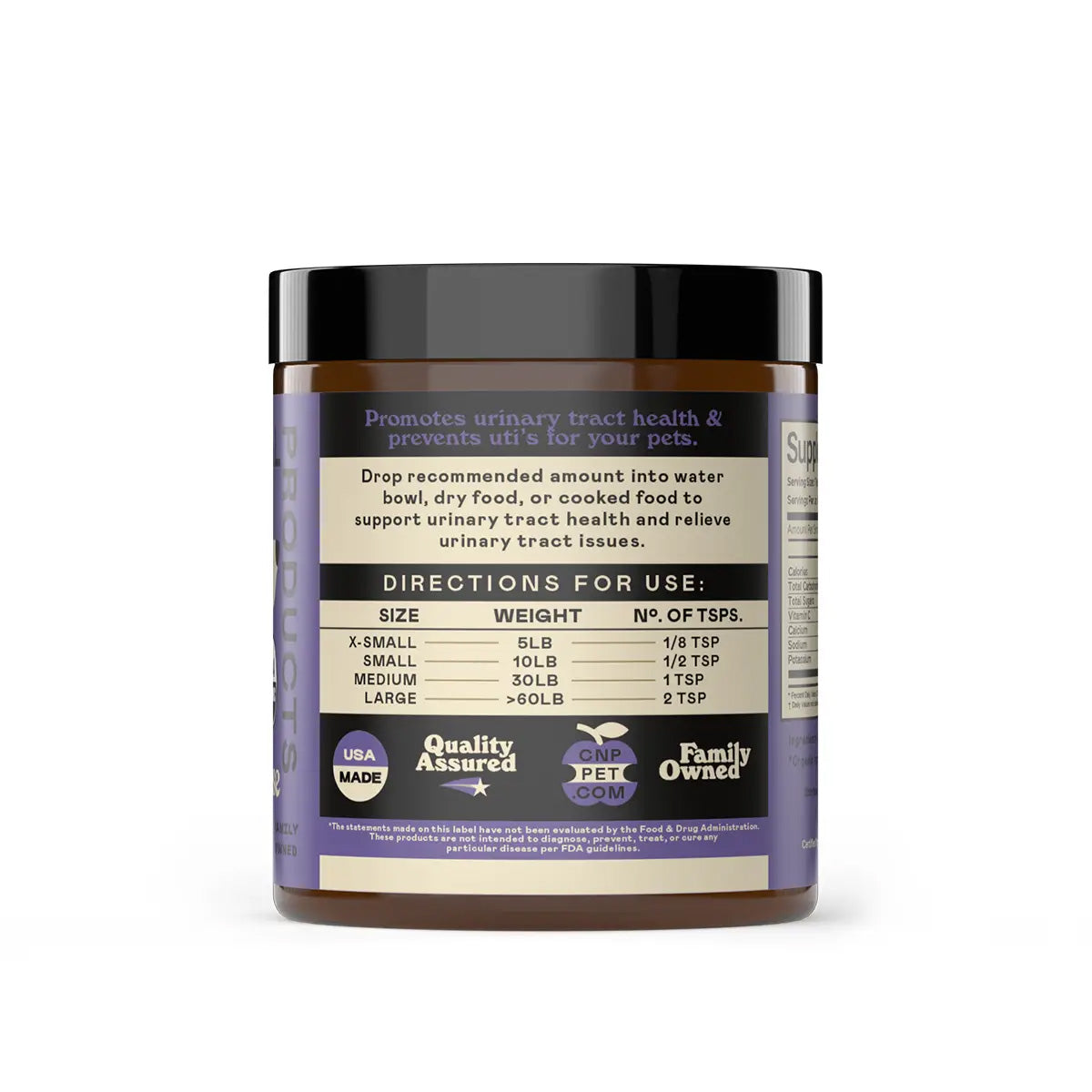 Complete Natural's Organic D-Mannose Powder For Dogs & Cats