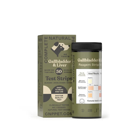 Complete Natural's Gallbladder & Liver Test Strips For Dogs, Cats, & Pets