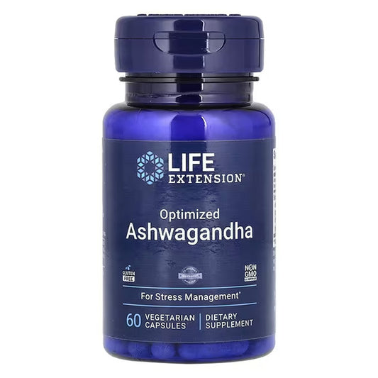 Life Extension: Optimized Ashwagandha 500mg (60 sofgels)