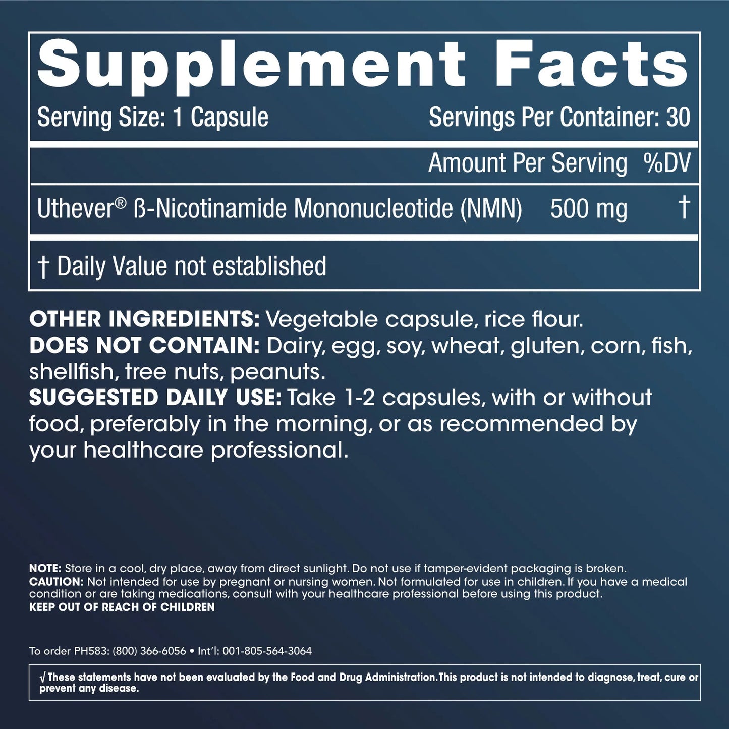 ProHealth: NMN Pro 500 - 500 mg (30 caps)