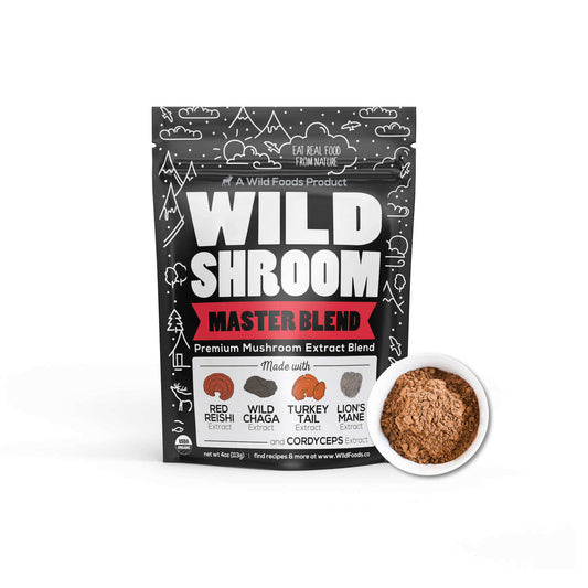 Wild Foods: Five Mushrooms Blend - Adaptogens + Prebiotics