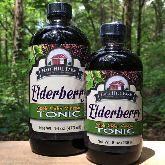 Elderberry Apple Cider Vinegar Tonic