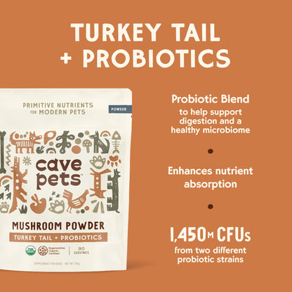 Mushroom Powder: Turkey Tail + Probiotics