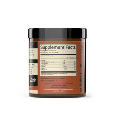 Complete Natural's Organic Pumpkin Powder For Dogs & Cats