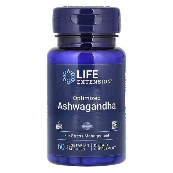 Life Extension: Optimized Ashwagandha 500mg (60 sofgels)