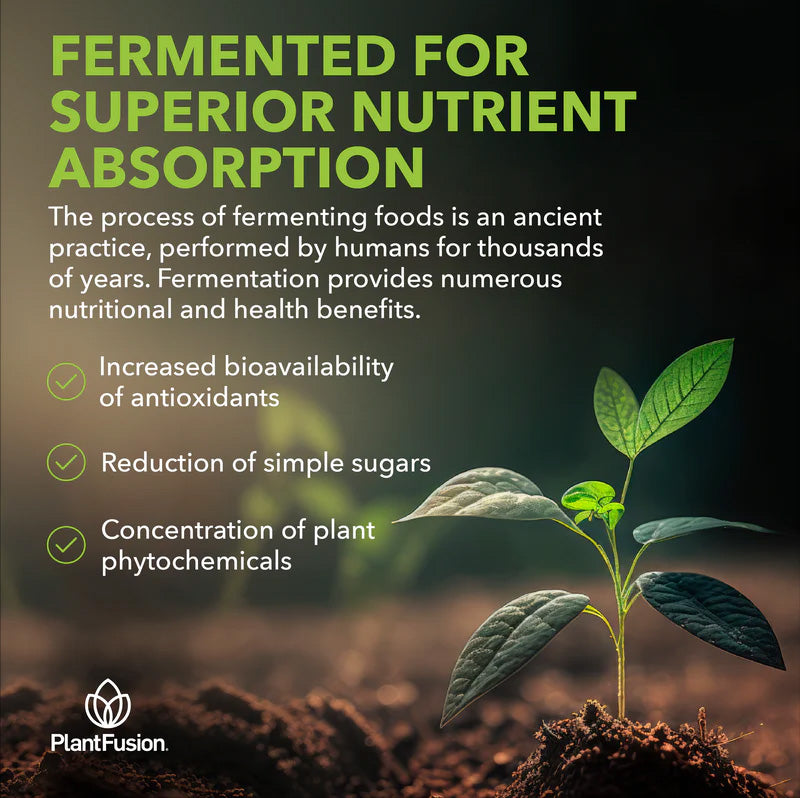 PlantFusion: Alkalizing Greens - Fermented Superfood Powder Blend
