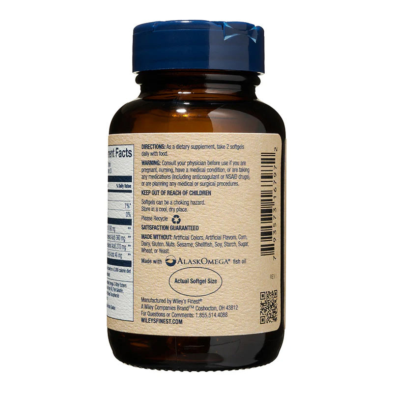 Wiley's Finest: Easy Swallow Minis (60 softgels)