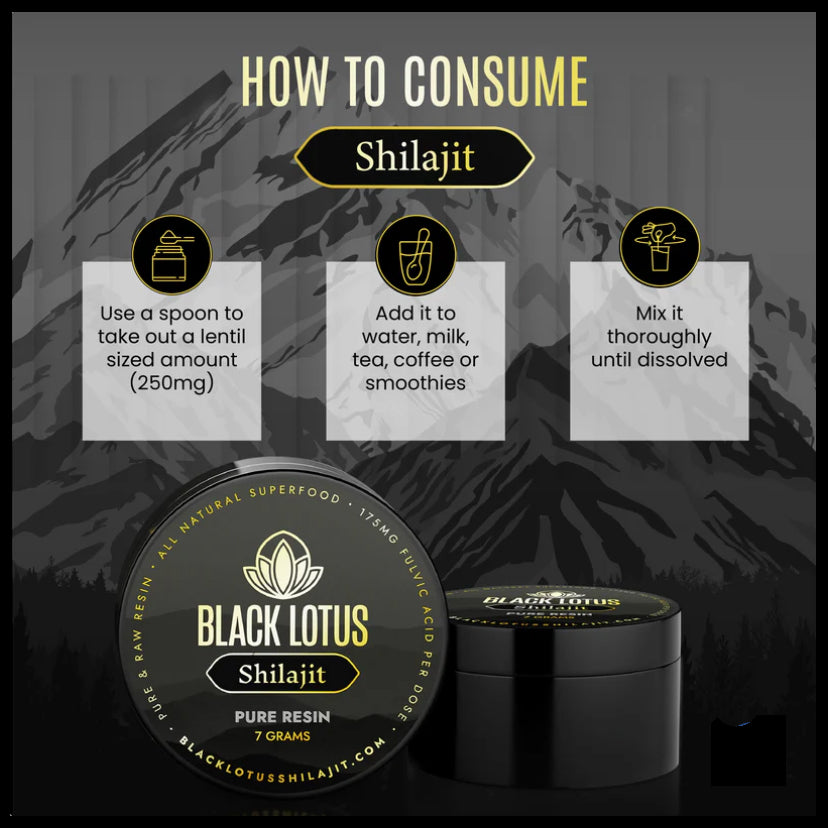Black Lotus Pure Shiljajit Resin