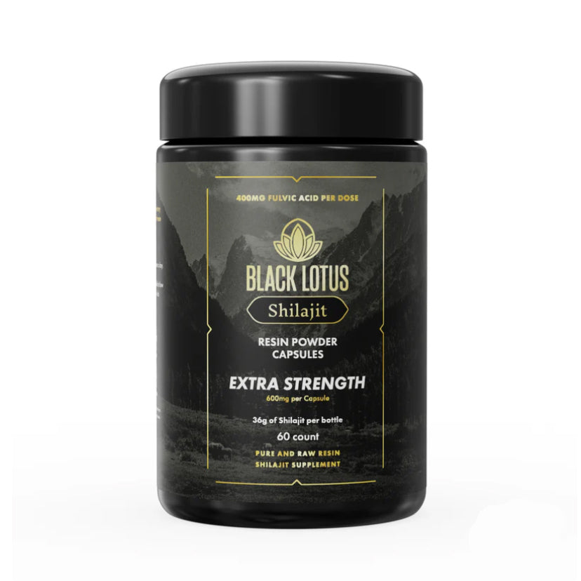 Black Lotus Pure Shiljajit Capsules - Extra Strength