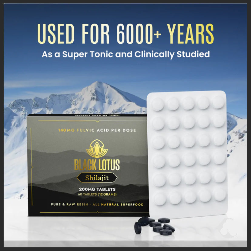 Black Lotus Pure Shiljajit Tablets
