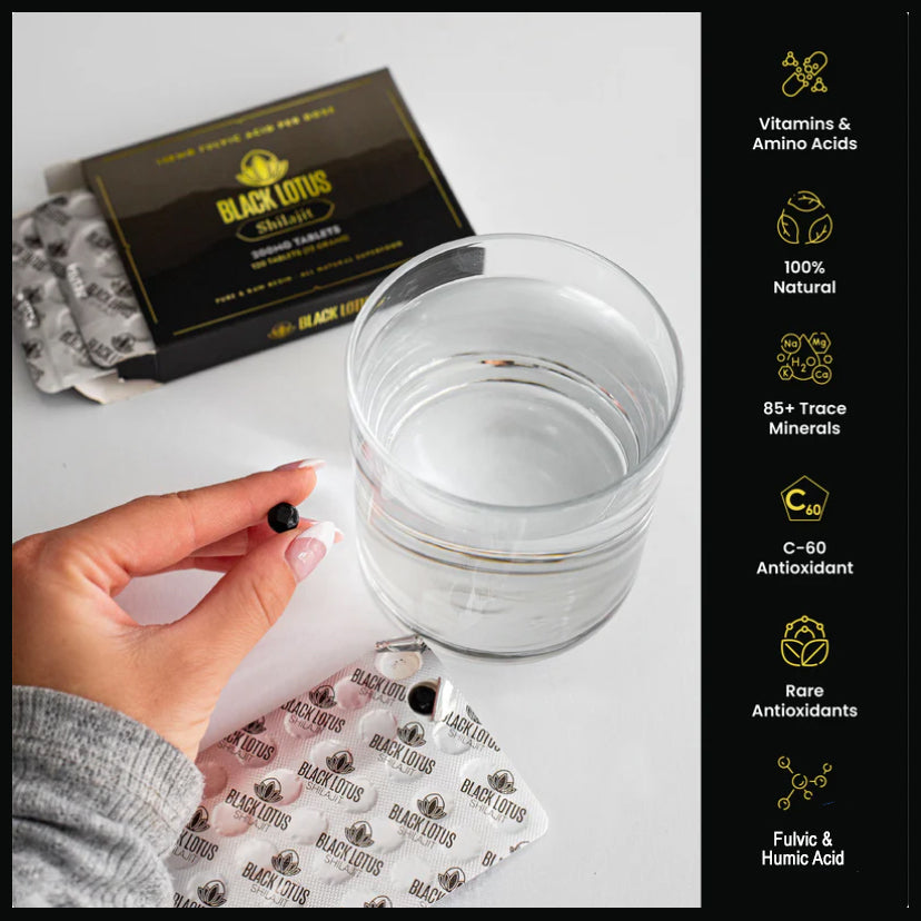 Black Lotus Pure Shiljajit Tablets