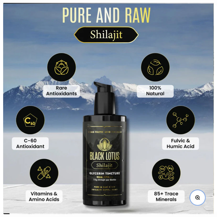 Black Lotus Pure Shiljajit Tincture