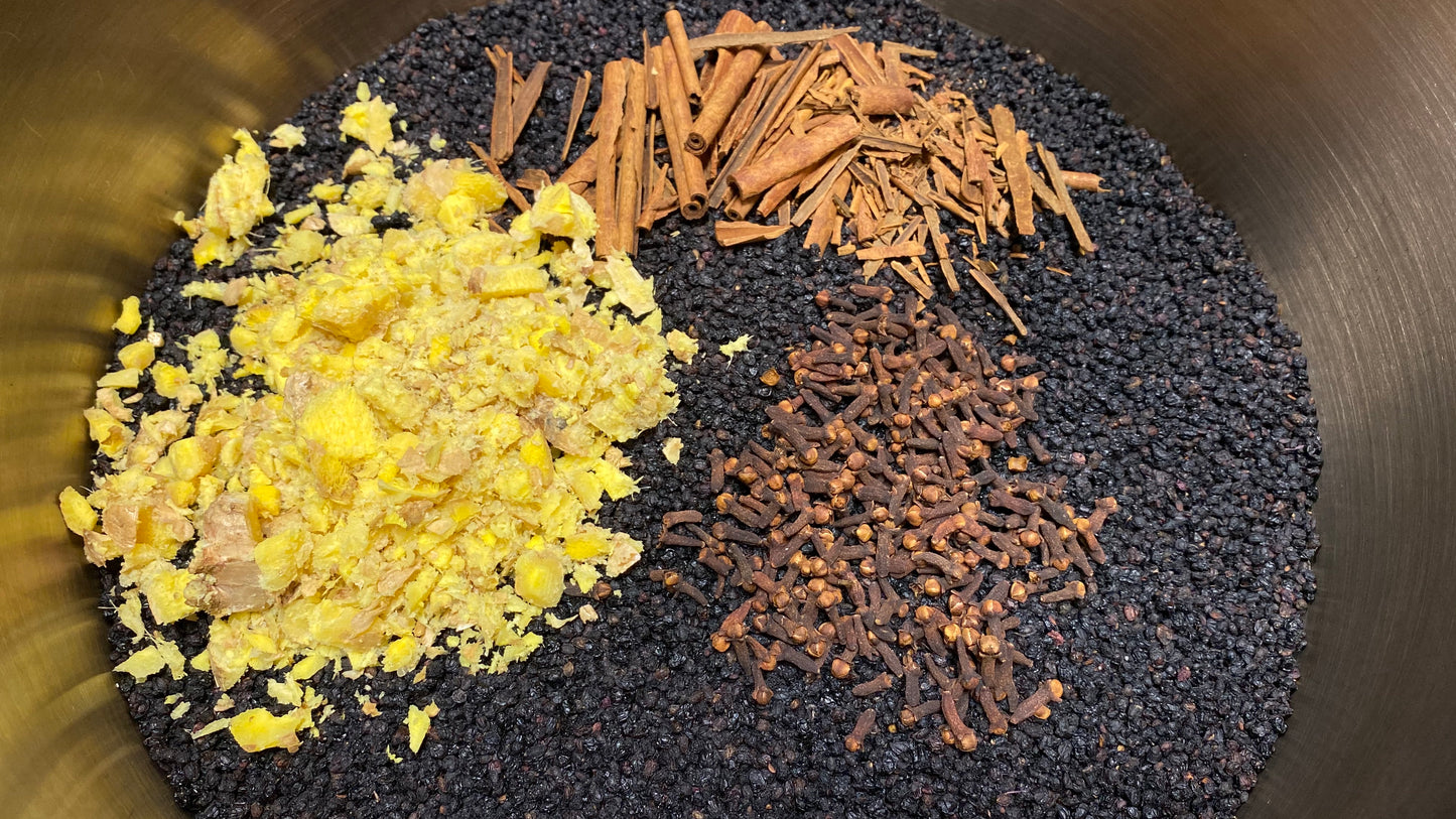 Elderberry Apple Cider Vinegar Tonic