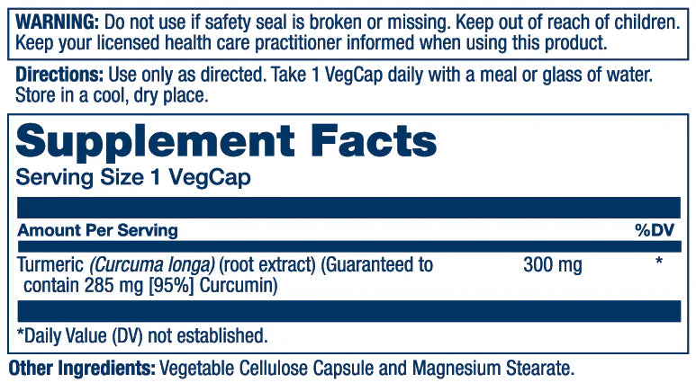 Solaray - Turmeric EXT NG V (60ct 300mg)