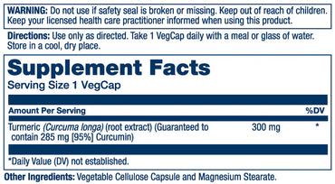 Solaray - Turmeric EXT NG V (60ct 300mg)