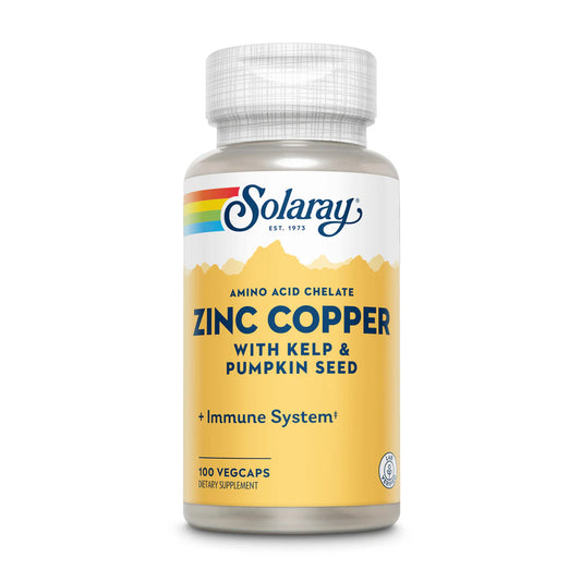 Solaray - Zinc Copper AAC (100 ct)